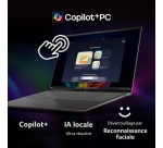 PC portable Acer Swift 16 AI SF16-71T-99D5 16" Ecran tactile Copilot+PC Intel Core Ultra X9 32 Go RAM 1 To SSD Gris