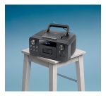 Radio Muse portable Bluetooth M-182 DB DAB/DAB+/FM avec enregistreur de cassette Noir