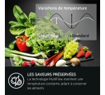 Réfrigérateur congélateur en bas Aeg OSC6M18FDS encastrable 178 cm