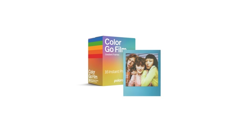 Papier photo instantané Polaroid Film couleur pour Go - Cadre dégradé de couleurs