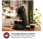 Cafetière à dosette Philips Senseo CSA210/61 noir