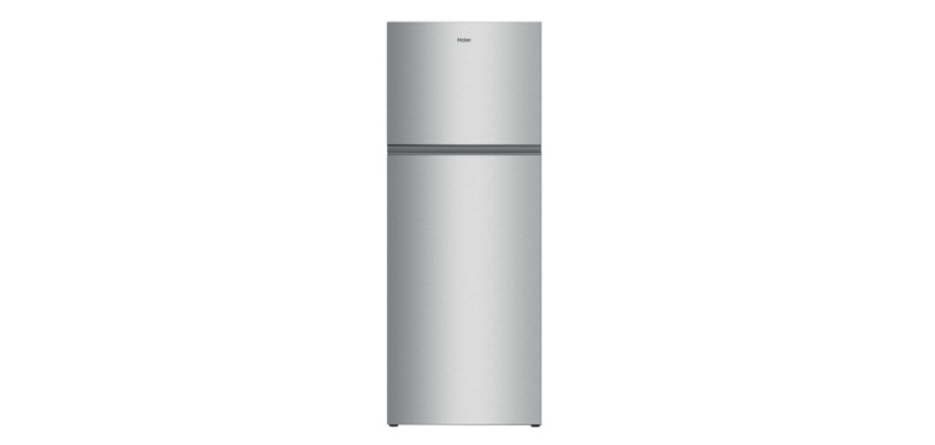 Réfrigérateur congélateur en haut Haier HPR5718ENMX Gris