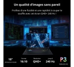 PC portable Msi gaming Vector 18 HX AI A2XWHG-866FR 18" QHD+ 240 Hz Intel Core Ultra 9 32 Go RAM 1 To SSD Nvidia GeForce RTX 5070 Ti