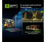 PC portable Msi Gaming Cyborg 15 B13WFKG-649FR 15,6" Full HD 144 Hz Intel Core i7 16 Go RAM 512 Go SSD Nvidia GeForce RTX 5060 Gris
