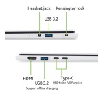 PC portable Acer Swift Edge 14 AI SFE14-51T-57CF 14" Ecran tactile OLED 120 Hz Copilot+ Intel Core Ultra 5 16 Go RAM 1 To SSD Blanc