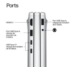 PC portable Hp OmniBook 3 14-hy0001nf 14" 2K AMD Ryzen 3 PRO 8 Go RAM 512 Go SSD Argent glacier