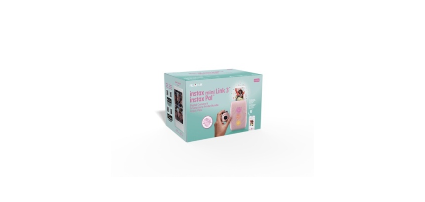 Imprimante photo Fujifilm Pack instax Mini Link 3 Rose poudré + Appareil Instantané instax Pal Rose