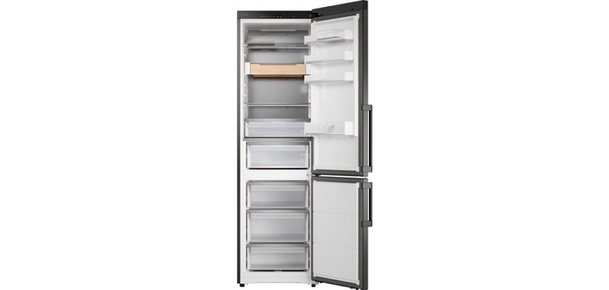 Réfrigérateur congélateur en bas Asko RFC526RNBB1 Inox Noir
