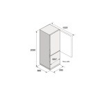 Réfrigérateur congélateur en bas Asko RFC226RNBS1 Inox