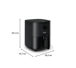 Friteuse sans huile Tefal Easy Fry Essential Air fryer mono tiroir EY130815 Noir Reconditionné