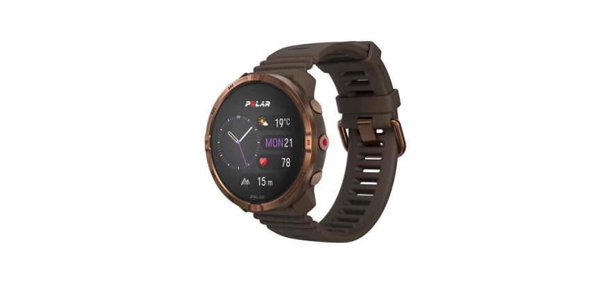 Montre connectée Polar Grit X2 Outdoor Marron