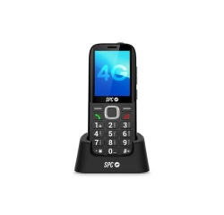 Téléphone portable basique Spc MOBILE 4G SENIOR ECRAN 2,4'' TOUCHE XL BOUTON SOS SYSTEME SMART HELP SOCLE DE CHARGE
