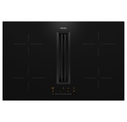 Plaque de cuisson avec hotte intégrée Miele KMDA 7272-1 FR Noir