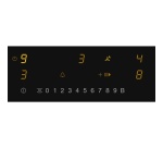 Plaque de cuisson avec hotte intégrée Miele KMDA 7272-1 FL Noir