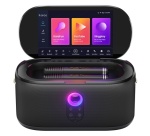 Lecteur Karaoké Ikarao Shell S1 Enceinte portable avec écran tactile 10,1'' et 2 microphones sans fil