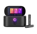 Lecteur Karaoké Ikarao Shell S1 Enceinte portable avec écran tactile 10,1'' et 2 microphones sans fil