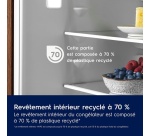 Réfrigérateur congélateur en bas Electrolux LNA7CE18S Blanc
