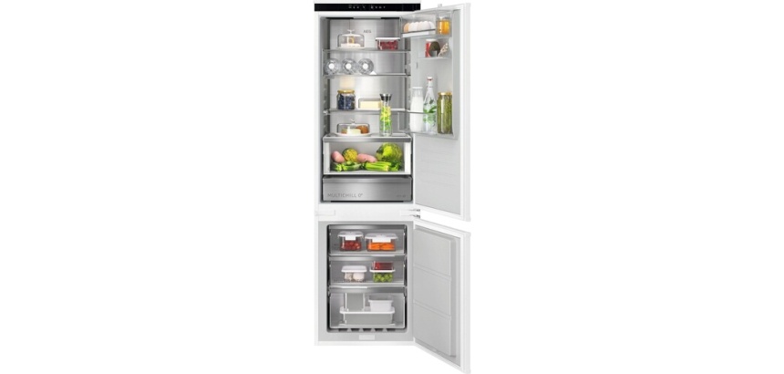 Réfrigérateur congélateur en bas Aeg TSC9V181BS encastrable 178 cm