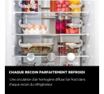 Réfrigérateur congélateur en bas Aeg TSC9V181BS encastrable 178 cm