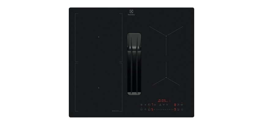 Plaque de cuisson avec hotte intégrée Electrolux KCC63410CT SaphirMatt SE