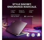 PC portable Lenovo gaming LOQ 15AHP10 15.6" FHD 144 GHz AMD Ryzen 7 24 Go RAM 1 To SSD Nvidia GeForce RTX 5060 Gris