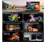 TV LED Hisense RGB Mini LED 75UR9S 189 cm 2026