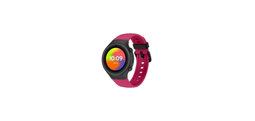 Montre connectée Spc Smartee 4G Junior Noir avec bracelet Rose
