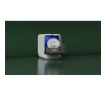 Mini lave-vaisselle Daan Tech Compact 34 cm Blanc et Vert de chrome