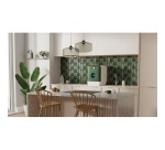 Mini lave-vaisselle Daan Tech Compact 34 cm Blanc et Vert de chrome