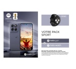 Smartphone Motorola Pack G67 4/256 Go Gris artic seal + Watch Noir