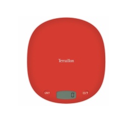 Balance de cuisine Terraillon MACARON+ RE-CYCLE ROUGE COQUELICOT