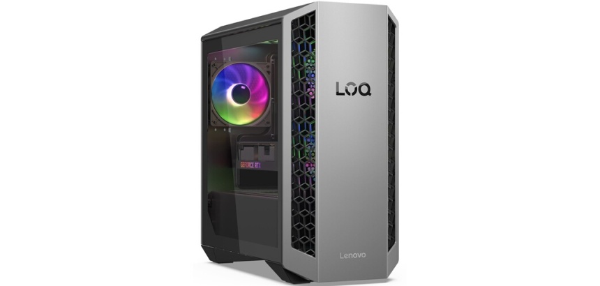 Unité Centrale Lenovo Gaming LOQ Tower 26ADR10 AMD Ryzen 7 16 Go RAM 1 To SSD Nvidia GeForce RTX 5070 Gris Luna
