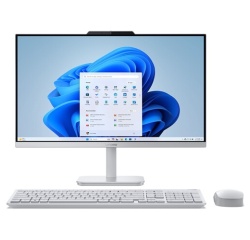 PC tout en un Lenovo A100 23,8" Intel N100 16 Go RAM 512 Go SSD Gris nuage