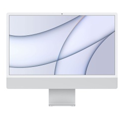 iMac Apple 24" 512 Go SSD 16 Go RAM Puce M1 CPU 8 cœurs GPU 8 cœurs Argent 2021 Reconditionné