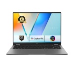 PC Hybride / PC 2 en 1 Asus Vivobook 14 Flip TP3407SA-DRFSG167W 14" OLED Ecran tactile Copilot+PC Intel Core Ultra AI 5 16 Go RAM 512 Go SSD Gris