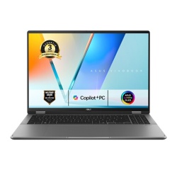 PC Hybride / PC 2 en 1 Asus Vivobook 14 Flip TP3407SA-DRFSG167W 14" OLED Ecran tactile Copilot+PC Intel Core Ultra AI 5 16 Go RAM 512 Go SSD Gris