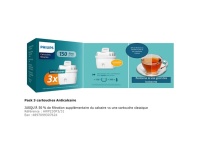 Cartouche filtre à eau Philips Cart anticalcaire