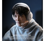 Casque PC Steelseries Gaming sans fil Arctis Nova Pro Omni Blanc