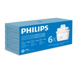 Cartouche filtre à eau Philips Pack 6 cartouches filtrantes AWP212