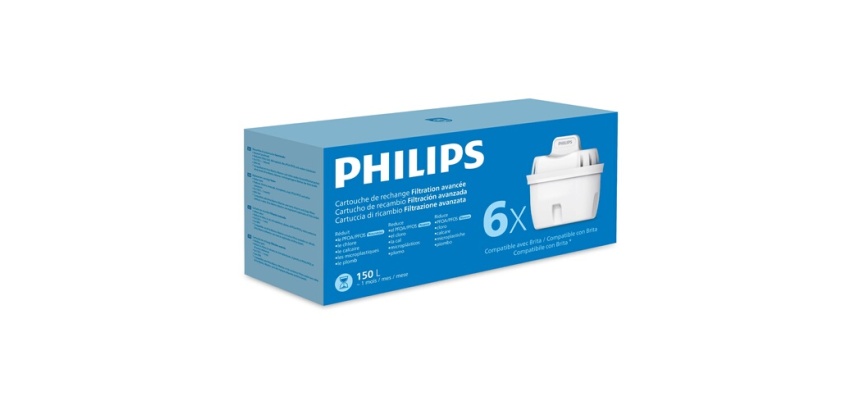 Cartouche filtre à eau Philips Pack 6 cartouches filtrantes AWP212