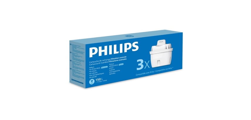 Cartouche filtre à eau Philips Pack 3 cartouches filtrantes AWP211