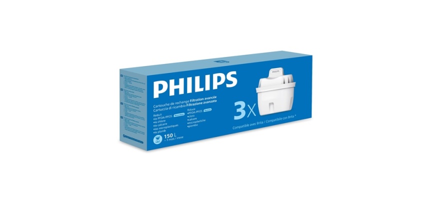 Cartouche filtre à eau Philips Pack 3 cartouches filtrantes AWP211