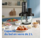 Hachoir Philips HR1507/00 Noir