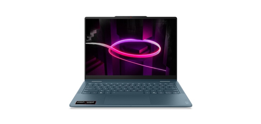 PC portable Lenovo Yoga 7 14AGP11 14" OLED 60 Hz Ecran tactile AMD Ryzen AI 7 24 Go RAM 512 Go SSD Bleu