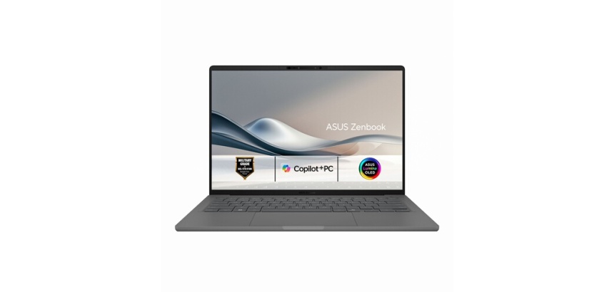 PC portable Asus Zenbook A14 UX3407QA-DRFQD500W 14" OLED 60 Hz Copilot+PC Qualcomm 32 Go RAM 1 To SSD Gris