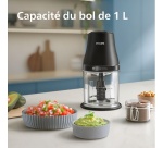 Hachoir Philips HR1501/00 Noir