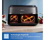 Airfryer Philips Série 3000 Double Panier NA352/00 Noir
