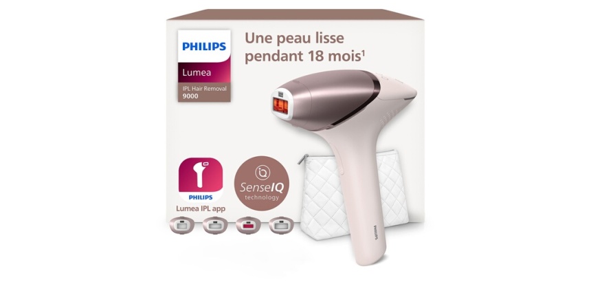 Epilation semi-définitive Philips Lumea série 9000 BRI958/00 Epilateur à lumière pulsée sans-fil