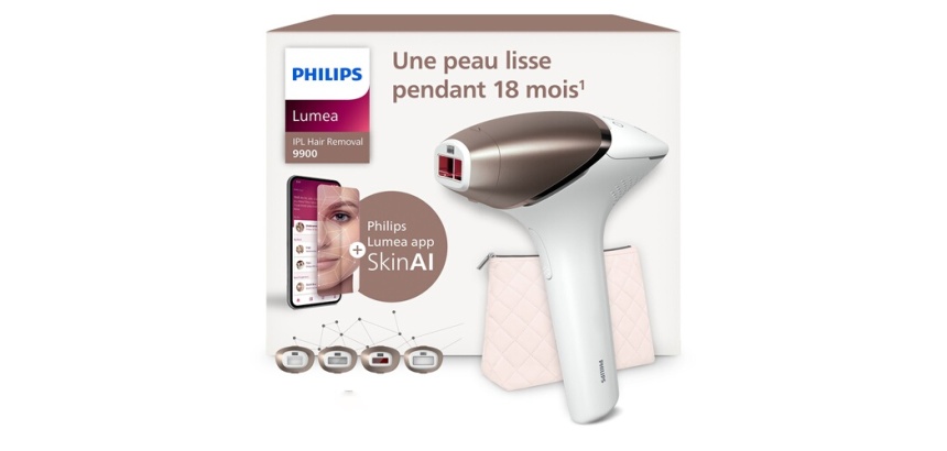 Epilation semi-définitive Philips Lumea Series 9900 BRI951/01 Epilateur à lumière pulsée