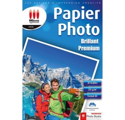 Papier d'impression Micro Appli Ramette A4 255g 20 feuilles Blanc